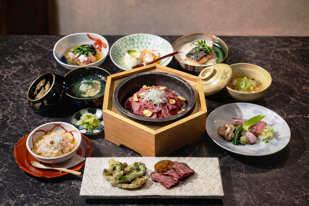 コース料理全景